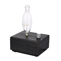 Diffuseur d'huiles essentielles à brume, type rétro, diffuseur de parfum, bois massif, aromathérapie, salon, séjour, hôtel, anhydre, froid