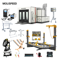 MOLISPEED – Achat direct usine, solution complète : Équipement de cabine de peinture automobile, cabine de peinture industrielle, système de réparation de carrosserie certifié CE