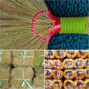 Meccanixity เชือกไนลอนพลาสติกโพลีเอสเตอร์เชือกเกลียวของใช้ในครัวเรือนมัดสำหรับงานหัตถกรรมในสวนความยาว150เมตรสีขาว - Product Image 5