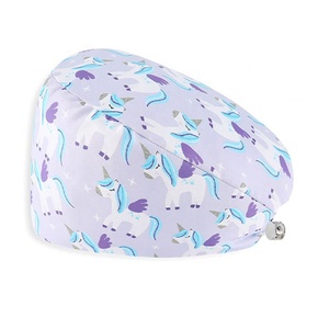Chapeau chirurgical en coton imprimé pour infirmière, plusieurs couleurs disponibles, personnalisable pour les longues heures de travail - Product Image 3