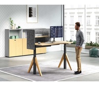 Pieds de table modulaires modernes sur mesure, hauteur réglable, mécanisme de levage électrique pour bureau assis-debout, cadre à double moteur