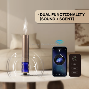 Diffuseur d'arôme électrique à brume réglable Lumières LED Diffuseur d'huiles essentielles sans eau pour Spa Yoga Chambre Salon Hôtel - Product Image 4