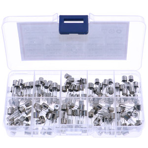 100 miếng cầu chì thủy tinh 5x20mm liên kết 10 loại hỗn hợp 0,2a ~ 15A kết hợp 100% cầu chì & cầu chì trong 1 hộp - Product Image 3
