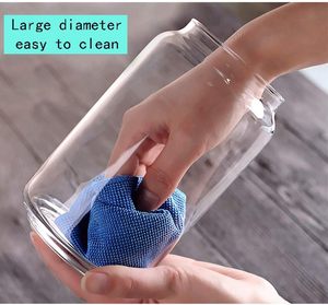 Barattolo in <span class=keywords><strong>Vetro</strong></span> Borosilicato Trasparente Ecologico <span class=keywords><strong>Sottovuoto</strong></span> per Conservazione Chicchi <span class=keywords><strong>di</strong></span> Caffè con Coperchi per Cucina e Campeggio - Product Image 6