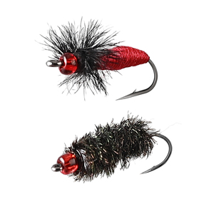 Bay Câu Cá Ruồi Côn Trùng Bee Moth Khô Bay Mồi Móc Bionic Nhân Tạo Lông Thu Hút Mới Đến Sông Câu Cá Mini Lures Bộ - Product Image 3