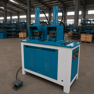 Machine de poinçonnage <span class=keywords><strong>hydraulique</strong></span> industrielle à double station pour serres et supports solaires - Product Image 1