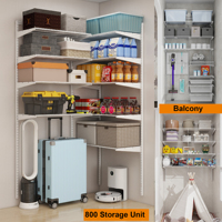 Porte-vêtements mural extensible et réglable en acier, avec portes en MDF, pour rangement de vêtements, chapeaux et chaussures, design moderne pour chambre à coucher