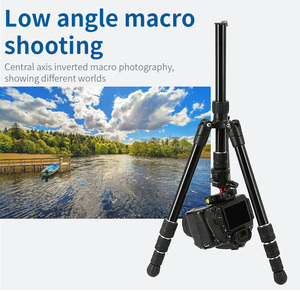 Trípode de viaje de aluminio al aire libre para aplicación de video de cámara <span class=keywords><strong>DSLR</strong></span> - Product Image 5