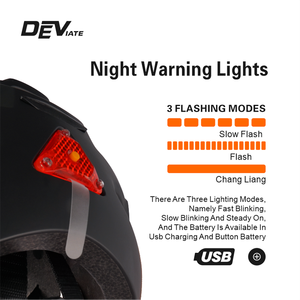 <span class=keywords><strong>Casco</strong></span> de Ciclismo de Seguridad Multiusos para Bicicleta de Montaña y Carretera ODM OEM con Luz Trasera LED para Ciclismo Nocturno - Product Image 3