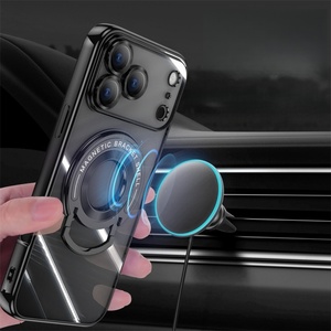Funda Protectora para Teléfono Celular con Soporte Magnético Resistente a Impactos, Carga Inalámbrica Segura, Tipo Extraíble, para iPhone 17 16 15 14 Pro Max - Product Image 2