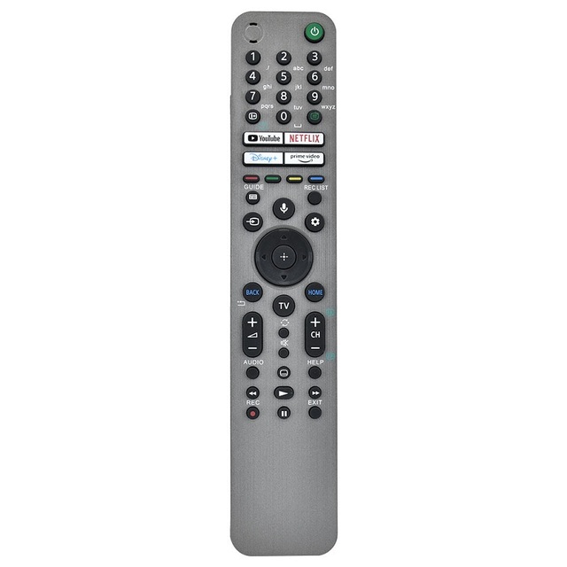 RMF-TX621E Voice Smart Remote Control Work For Sony TV With YouTube Netflix Prime Video Short Buttons