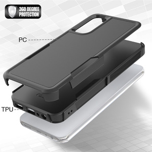Étui de protection pour téléphone portable <span class=keywords><strong>2</strong></span> en 1 antichoc en PC rigide et silicone TPU souple pour Samsung <span class=keywords><strong>Galaxy</strong></span> A57 A37 A17 A07 <span class=keywords><strong>Xcover</strong></span> 7 - Product Image 4