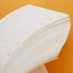 45-Sheet 6-Hole Loose-<b>Leaf</b> Hardcover Notebook Refills Set (Lined/Blank/Grid/Memo) Silk <b>Screen</b> Printed Premium Paper - Product Image 3