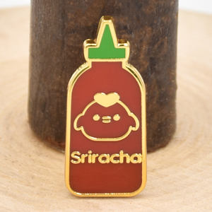 畅销促销散装冲浪设计硬质搪瓷翻领别针，带闪光 - Product Image 3