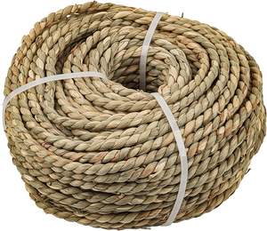 Corde en jonc de mer torsadé naturel à deux plis au meilleur prix pour le matériel de panier décoratif - Product Image 1