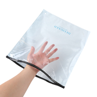 Échantillon Gratuit, Faible MOQ, Sacs Ziplock Imprimés en Plastique Biodégradable (CPE, PE, EVA) Bleus pour Emballage de Chaussures et T-shirts