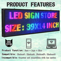 Señal de desplazamiento LED P10 para exteriores RGB a todo color 4G USB WiFi Led Pixel pantalla programable P10 para tienda/hotel/Iglesia/restaurante