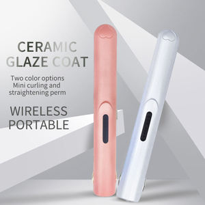 <strong>Recommend</strong> Airflow Wireless <strong>Hair</strong> <strong>Straightener</strong> Curler USB Rechargeable 2 in 1 Mini Cordless Styling Iron for Salon Home Use - Product Image 6