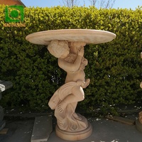 Support des pieds de Table en pierre de marbre, pied