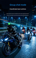 Système de communication audio sans fil pour moto avec casque intercom multi-personnes en mesh pour la conduite