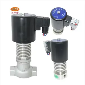 ZCG 2/2 Way Carbon Steel Pilot Operated 12v 24v 110v 220v Volt Ac Dc High Temperature Steam Oil Solenoid Valve