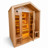 Cabine de sauna sur mesure OEM, sauna sec intérieur pour les soins de santé à domicile et la relaxation.