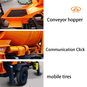 Nuova Pompa Miscelatrice per Calcestruzzo Mini e Piccola 30m³/h con Motore Elettrico/Diesel - Product Image 2