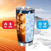 Vente en gros de tasses à café portables en acier inoxydable avec logo personnalisé, souvenirs de voyage, cadeaux, thermos