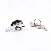 Serrure de tiroir POP en alliage de zinc 19x10mm pour armoire, boîte, tiroir-caisse, boîte à outils