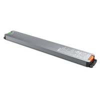 Alimentation LED Série S IP20 Ultra-mince, petite taille, 12V/24V, 30-300W, double sortie, pour projecteurs et éclairage public