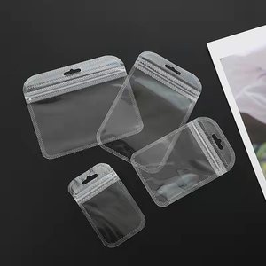 Cổ phiếu bán buôn rõ ràng minh bạch nhựa OPP Ziplock Túi double side bao bì cho Đảng trang sức và móng tay nhỏ túi - Product Image 6