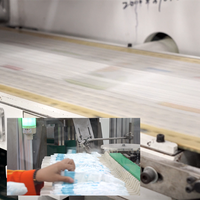 Nouvelle Ligne de Production Automatique Semi-Servo de Couches Bébé Welldone pour la Fabrication de Culottes Bébé
