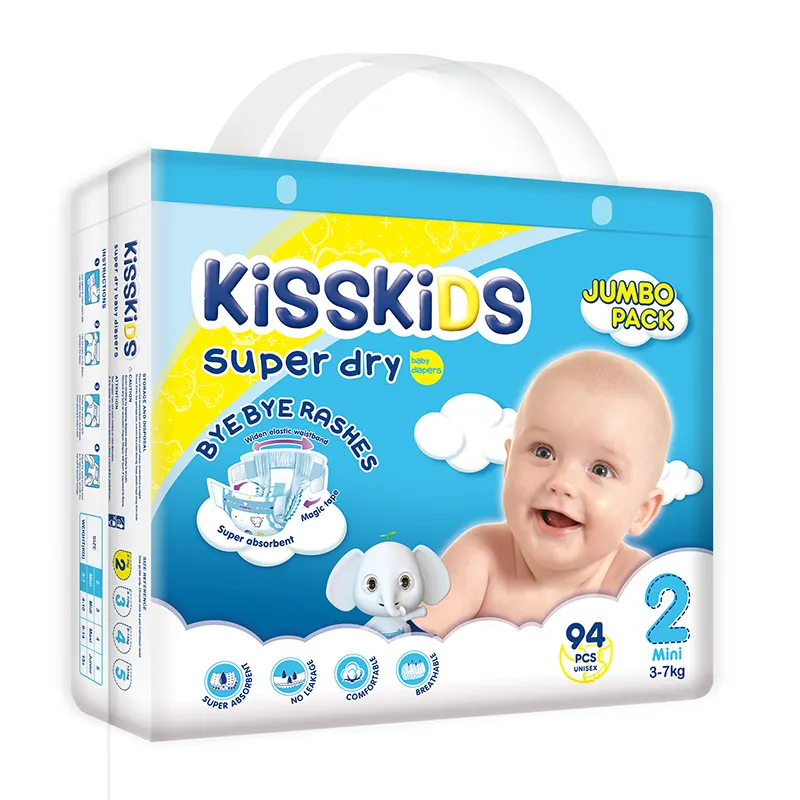 Kisskids Importato Nuovo Nato Del Bambino Sensazione Secca Pannolino Speciali