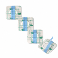 Patch vierge pour points d'acupuncture avec film PU circulaire, étanche et auto-adhésif, pour base de pansement aux herbes