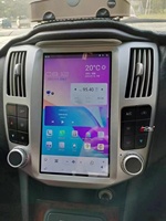 Autoradio Android pour lecteur DVD, navigation GPS, radio, vidéo, musique pour Toyota Harrier Lexus RX400 RX300 2004-2007, écran Tesla