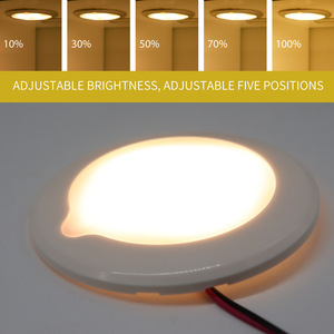 Rv <b>Yacht</b> 150mm Round Led Light 4.5W Warm 3000-3300K Touch Control Retrofit Ceiling Lamp For Interior Use - Product Image 3