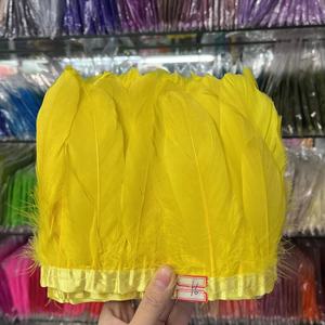 43 Colores de Plumas de Ganso Teñidas, Adornos, Flecos, Cintas para Vestidos, Faldas, Cinturones de Tela, Decoración para Fiestas - Product Image 5