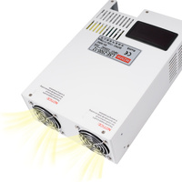 MZMW 2500W Pantalla Digital 0-12V 190A Transformador Industrial Ajustable SMPS Fuente de Alimentación Conmutada de Alta Potencia