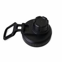 Bouteille d'eau sport portable en aluminium personnalisable de 750 ml, vierge pour sublimation, avec bouchon en plastique noir pour usage extérieur