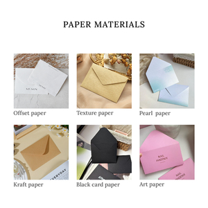 Juego de Sobres y Tarjetas de Felicitación Retro OEM, Personalizadas para Publicidad, Invitaciones Comerciales, Material Reciclado - Product Image 5