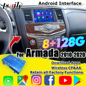 Lsailt 8G Android 13 Carplay Android giao diện cho Nissan <span class=keywords><strong>ARMADA</strong></span> tuần tra Infiniti qx80 trang bị thêm Kit với Android Auto - Product Image 2