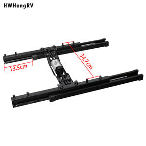 Riel deslizante eléctrico HWHongRV para asientos, ajustable hacia adelante y hacia atrás, riel deslizante para asientos de RV, limusina, furgoneta, con interruptor - Product Image 2