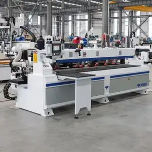 เครื่องเจาะงานไม้ CNC แบบอัตโนมัติแผงไม้อัดเครื่องเจาะไม้ที่น่าเบื่อแบบสามหัวสำหรับขายในแคนาดา