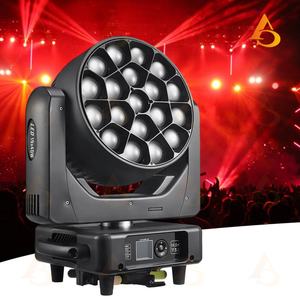 Systèmes d'éclairage de scène AICPOSE 19x40w Bee Eye Moving Head Light Mode DMX RGBW LED Moving Head Light - Product Image 1