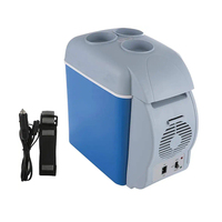 Réfrigérateur de voiture portable pas cher 12-36V AC 220V, refroidisseur/chauffe-eau thermoélectrique en plastique 7-8 litres