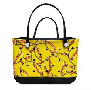 Bolsa de Playa de Goma EVA Personalizada de Fábrica, Multitamaño, Gran Capacidad, Impermeable, Estilo Hueco, con Logotipo, Patrón <span class=keywords><strong>y</strong></span> Dijes Personalizados - Product Image 1