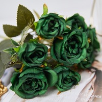 Fleur Artificielle Pivoine Style National Couleur Fausse Fleur Pivoine Restaurant Soie Fleurs Artificielles