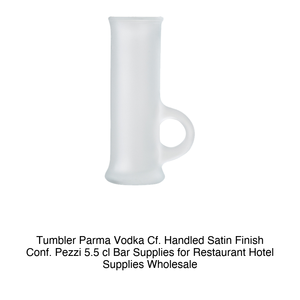 Vaso para Vodka Parma 5.5 cl H.11.4 Cf.6 Ø 3.6 cm con Asa Satinada, Paquete de 6 - Product Image 2