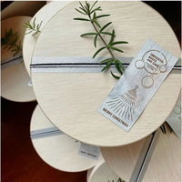 TAKPAK Emballage de récipient alimentaire biodégradable pour pâturage personnalisé Boîte à fromage ronde en bois pour charcuterie Boîte cadeau pour gâteau et boulangerie
