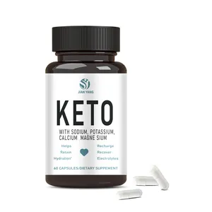 Keto-cápsulas exógenas de BHB puro para pérdida de peso, pastillas de dieta rápida avanzada, potenciador de energía, Etiqueta Privada